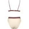 imageSUUKSESS Women High Waisted High Cut Bikini Set Sexy Triangle Two Piece Swimsuits1 Beige Brown