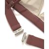 imageSUUKSESS Women High Waisted High Cut Bikini Set Sexy Triangle Two Piece Swimsuits1 Beige Brown