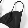 imageSUUKSESS Women High Waisted High Cut Bikini Set Sexy Triangle Two Piece Swimsuits1 Black