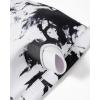 imageSUUKSESS Women High Waisted High Cut Bikini Set Sexy Triangle Two Piece Swimsuits1 Black White Tie Dye