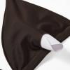 imageSUUKSESS Women High Waisted High Cut Bikini Set Sexy Triangle Two Piece Swimsuits1 Deep Brown