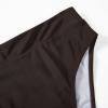 imageSUUKSESS Women High Waisted High Cut Bikini Set Sexy Triangle Two Piece Swimsuits1 Deep Brown