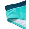 imageSUUKSESS Women High Waisted High Cut Bikini Set Sexy Triangle Two Piece Swimsuits1 Green Blue