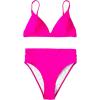 imageSUUKSESS Women High Waisted High Cut Bikini Set Sexy Triangle Two Piece Swimsuits1 Hot Pink
