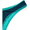 imageSUUKSESS Women High Waisted Thong Bikini Set Reversible String 2 Piece Swimsuit56 Green Blue