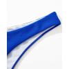imageSUUKSESS Women High Waisted Thong Bikini Set Reversible String 2 Piece Swimsuit56 Royal Blue