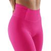 imageSUUKSESS Women No Front Seam Buttery Soft Leggings Ruched High Waist Yoga Pants54 Recycled Hot Pink