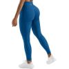 imageSUUKSESS Women No Front Seam Buttery Soft Leggings Ruched High Waist Yoga Pants54 Recycled Royal Blue