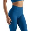 imageSUUKSESS Women No Front Seam Buttery Soft Leggings Ruched High Waist Yoga Pants54 Recycled Royal Blue