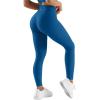 imageSUUKSESS Women No Front Seam Buttery Soft Leggings Ruched High Waist Yoga Pants54 Recycled Royal Blue