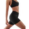 imageSUUKSESS Women No Front Seam Buttery Soft Workout Shorts Ruched High Waisted Tummy Control Gym Shorts1 Recycled Black