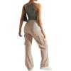 imageSUUKSESS Women Notch Neck Ribbed Seamless Bodysuit Padded Sexy Tank Tops1 Grey