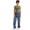 imageSUUKSESS Women Off Shoulder Tops Sleeveless Shirts Y2K Going Out Crop Tank TopArmy Green