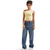 imageSUUKSESS Women Off Shoulder Tops Sleeveless Shirts Y2K Going Out Crop Tank TopButter Yellow