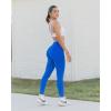 imageSUUKSESS Women Ribbed Seamless Leggings High Waisted Workout Gym Yoga Pants18 Royal Blue
