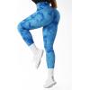 imageSUUKSESS Women Ribbed Seamless Leggings High Waisted Workout Gym Yoga Pants18 Tie Dye Blue