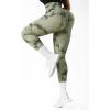 imageSUUKSESS Women Ribbed Seamless Leggings High Waisted Workout Gym Yoga Pants18 Tie Dye Green