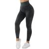 imageSUUKSESS Women Scrunch Butt Lifting Seamless Leggings Booty High Waisted Workout Yoga Pants1 Acid Wash Black