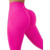 imageSUUKSESS Women Scrunch Butt Lifting Seamless Leggings Booty High Waisted Workout Yoga Pants1 Suuksess Hot Pink