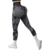 imageSUUKSESS Women Scrunch Butt Lifting Seamless Leggings Booty High Waisted Workout Yoga Pants1 Upgrade Black Tie Dye