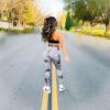 imageSUUKSESS Women Scrunch Butt Lifting Seamless Leggings Booty High Waisted Workout Yoga Pants1 Upgrade Black Tie Dye