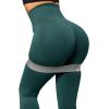 imageSUUKSESS Women Scrunch Butt Lifting Seamless Leggings Booty High Waisted Workout Yoga Pants1 Upgrade Green