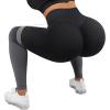 imageSUUKSESS Women Scrunch Butt Lifting Seamless Leggings Booty High Waisted Workout Yoga Pants1 Upgrade Ombre Black