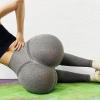 imageSUUKSESS Women Scrunch Butt Lifting Seamless Leggings Booty High Waisted Workout Yoga Pants2 Grey