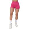 imageSUUKSESS Women Seamless Booty Shorts Butt Lifting High Waisted Workout Shorts3 Cherry Pink