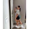imageSUUKSESS Women Seamless Booty Shorts Butt Lifting High Waisted Workout Shorts3 Deep Green