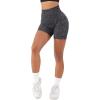 imageSUUKSESS Women Seamless Booty Shorts Butt Lifting High Waisted Workout Shorts5 Black Leopard