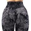 imageSUUKSESS Women Seamless Butt Lifting Leggings High Waisted Workout Yoga Pants1 Black Tie Dye