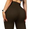 imageSUUKSESS Women Seamless Butt Lifting Leggings High Waisted Workout Yoga Pants1 Deep Brown