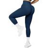 imageSUUKSESS Women Seamless Butt Lifting Leggings High Waisted Workout Yoga Pants1 Navy Blue