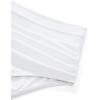 imageSUUKSESS Women Sexy High Waist Bikini Sets Mesh Tummy Control 2 Piece Swimsuits50 White