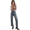 imageSUUKSESS Women Sexy Mesh Sheer Long Sleeve Tops Mock Neck Going Out Lace ShirtsGrey Purple