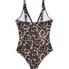 imageSUUKSESS Women Sexy Mesh Tummy Control Swimsuit Push Up High Waisted Bathing Suit10 Cheetah