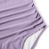 imageSUUKSESS Women Sexy Mesh Tummy Control Swimsuit Push Up High Waisted Bathing Suit10 Light Purple