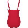 imageSUUKSESS Women Sexy Mesh Tummy Control Swimsuit Push Up High Waisted Bathing Suit10 Red