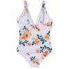 imageSUUKSESS Women Sexy Mesh Tummy Control Swimsuit Push Up High Waisted Bathing Suit10 White Floral