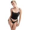 imageSUUKSESS Women Sexy Square Neck Tank Top Summer Y2K Going Out Basic Cami Shirt01 Black