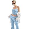 imageSUUKSESS Women Sexy Square Neck Tank Top Summer Y2K Going Out Basic Cami ShirtBaby Blue