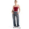 imageSUUKSESS Women Sexy Square Neck Tank Top Summer Y2K Going Out Basic Cami ShirtWine Red