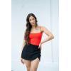 imageSUUKSESS Women Sexy Square Neck Thong Bodysuit Backless Cami Bodysuit Top01 Red