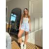 imageSUUKSESS Women Sexy Square Neck Thong Bodysuit Backless Cami Bodysuit Top01 White