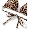 imageSUUKSESS Women Sexy Thong String 2 Piece Bikini Set Cheeky Halter Swimsuit71 Leopard
