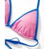 imageSUUKSESS Women Sexy Thong String 2 Piece Bikini Set Cheeky Halter Swimsuit71 Pink Blue