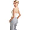 imageSUUKSESS Women Sexy Tube Top Summer Y2K Going Out Double Lined Basic Tank TopCream White