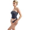 imageSUUKSESS Women Sexy Tube Top Summer Y2K Going Out Double Lined Basic Tank TopGrey