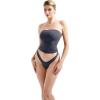 imageSUUKSESS Women Sexy Tube Top Summer Y2K Going Out Double Lined Basic Tank TopGrey